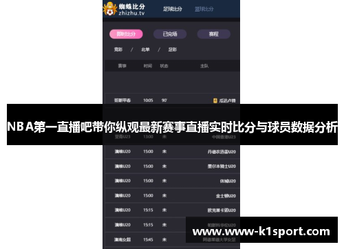 NBA第一直播吧带你纵观最新赛事直播实时比分与球员数据分析